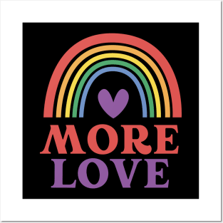 More Love Design - Love Wins - Happy Pride Posters and Art